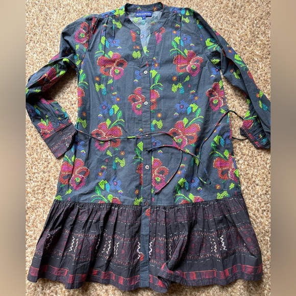 NWoT Anthropology Rose Garden button up dress, shirt size small - Picture 1 of 4